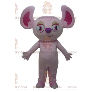 Costume da mascotte scoiattolo rosa Koala rosa BIGGYMONKEY™ -