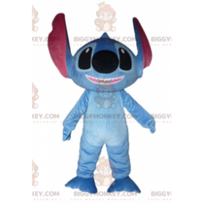 Nähen Sie das blaue Alien BIGGYMONKEY™ Maskottchenkostüm von