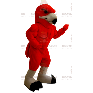 Velmi svalnatý kostým maskota Red Eagle BIGGYMONKEY™