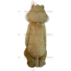 Traje de mascote de esquilo marrom BIGGYMONKEY™ de Alvin e os Esquilos - Mascotes pessoas famosas - BiggyMonkey.com