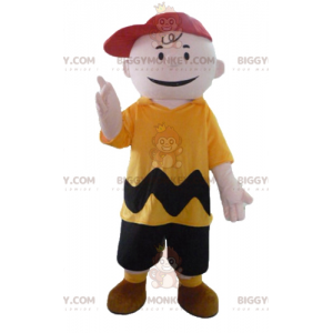 Costume della mascotte di Charlie Brown personaggio famoso