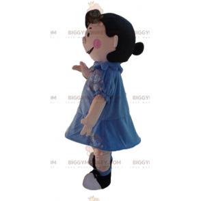 Kostium maskotki BIGGYMONKEY™ Lucy Van Pelt, dziewczyny Charliego Browna w Snoopy - Znani ludzie maskotki - BiggyMonkey.com