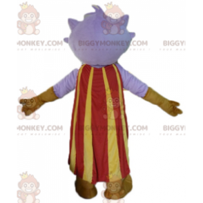BIGGYMONKEY™ Little Purple Monster Mascot Costume with Cape and Slippers - Monster mascots - BIGGYMONKEY_03408 - BiggyMonkey.com