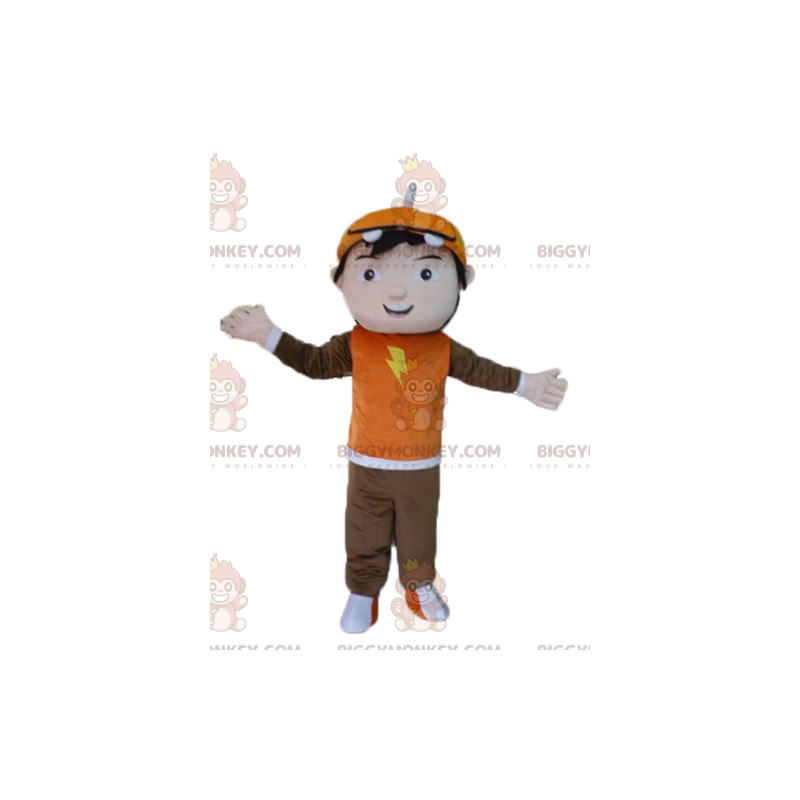 Cartoon Youth Teen Boy BIGGYMONKEY™ Mascot Costume –