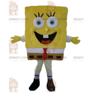 Animowany kostium maskotka Spongebob BIGGYMONKEY™ z żółtym