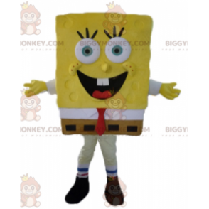 Fantasia de mascote de desenho animado Bob Esponja BIGGYMONKEY™