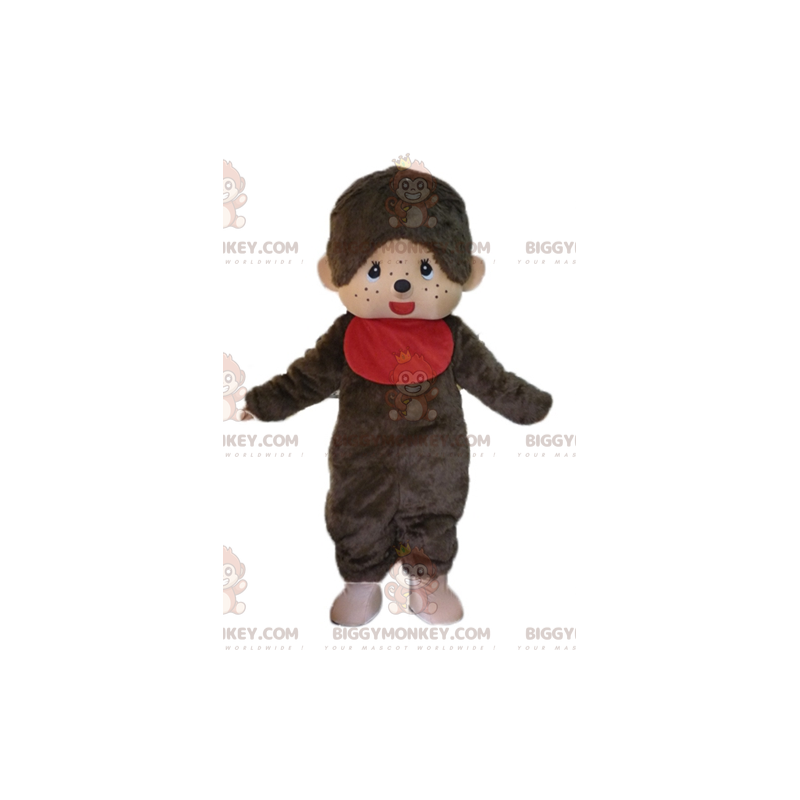 BIGGYMONKEY™ mascot costume of Kiki the famous brown monkey