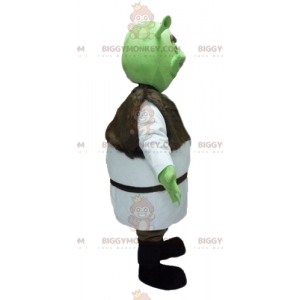 BIGGYMONKEY™ mascot costume of Shrek the famous cartoon green
