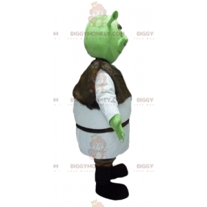 Traje de mascote BIGGYMONKEY™ de Shrek, o famoso ogro verde dos