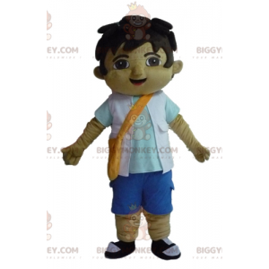 Teen Boy BIGGYMONKEY™ Mascot Costume with Sling Bag -