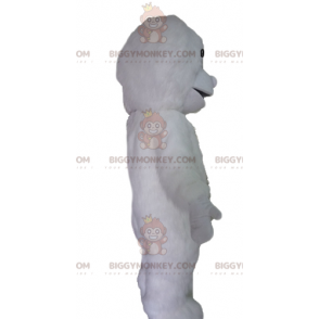 BIGGYMONKEY™ Giant Smiling White Yeti Monster Mascot Costume –