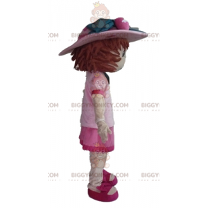 BIGGYMONKEY™ Strawberry Shortcake Famous Girl Pink maskottiasu