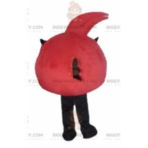 BIGGYMONKEY™ maskotkostume af rød og hvid fugl fra det berømte