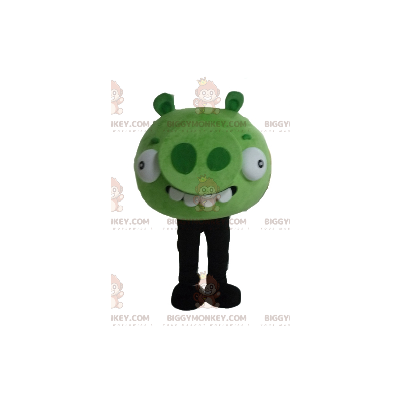 Zielony kostium maskotki BIGGYMONKEY™ potwora ze słynnej gry Zielony kostium maskotki BIGGYMONKEY™ potwora ze słynnej gry
