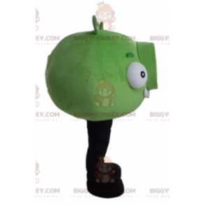 Traje de mascote de monstro verde BIGGYMONKEY™ do famoso jogo