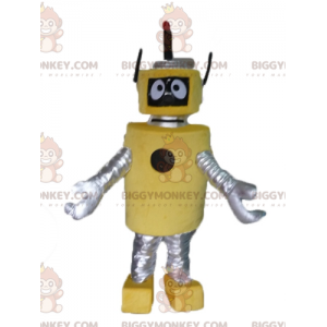 Very beautiful and original big yellow and silver robot