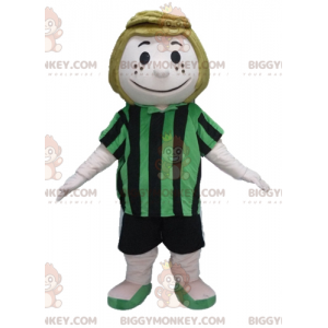 BIGGYMONKEY™ Maskottchenkostüm der Figur Peppermint Patty aus