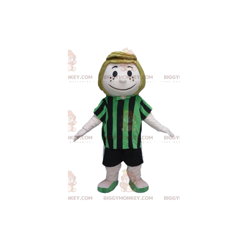 BIGGYMONKEY™ mascot costume of Peppermint Patty character from