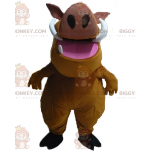 Costume de mascotte BIGGYMONKEY™ de Pumba phacochère du dessin