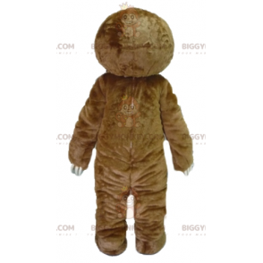 Kostým hnědobílého obřího lenochoda BIGGYMONKEY™ maskota - Líní maskoti - BIGGYMONKEY_03439 - BiggyMonkey.com