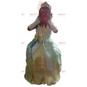 Famous Cartoon Princess Tiana BIGGYMONKEY™ Mascot Costume -