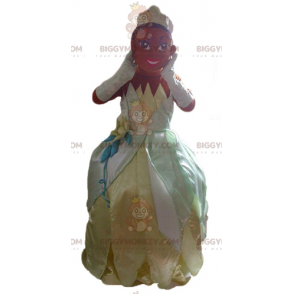 Berømt tegneserieprinsesse Tiana BIGGYMONKEY™ maskotkostume - Masker berømte mennesker - BIGGYMONKEY_03441 - BiggyMonkey.com