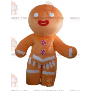 BIGGYMONKEY™ mascot costume of Ti's famous gingerbread cookie