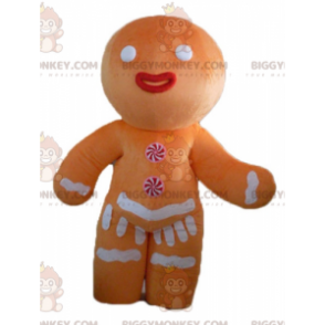 BIGGYMONKEY™ maskotkostume af Tis berømte honningkage i Shrek -