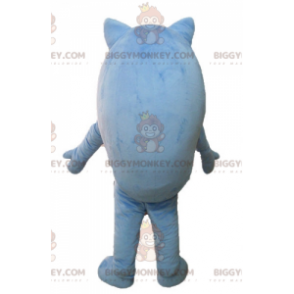 BIGGYMONKEY™ Cute Round Blue Animal Fox Mascot Costume –