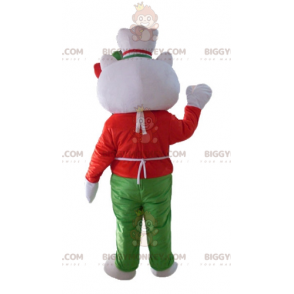 Costume de mascotte BIGGYMONKEY™ Hello Kitty avec un tablier et