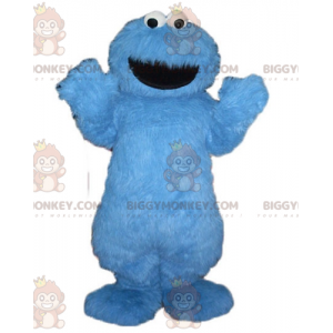 Sesamgatan Grover blå monster BIGGYMONKEY™ maskotdräkt -