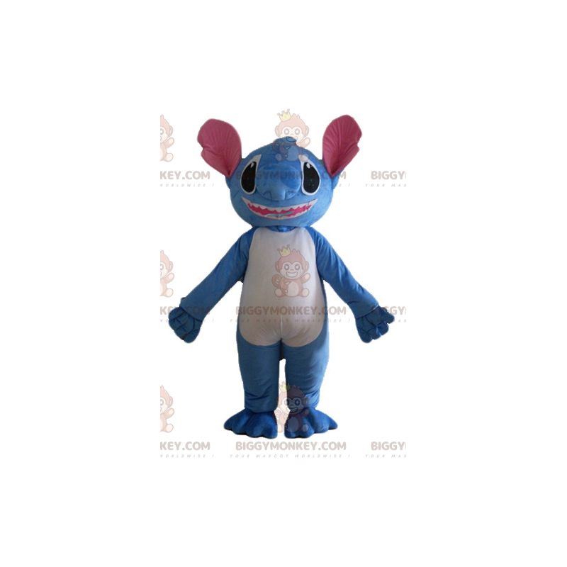 Costume de mascotte BIGGYMONKEY™ de Stitch l'extra-terrestre Costume de mascotte BIGGYMONKEY™ de Stitch l'extra-terrestre