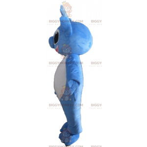 Nähen Sie das blaue Alien BIGGYMONKEY™ Maskottchenkostüm von