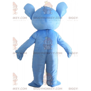 Nähen Sie das blaue Alien BIGGYMONKEY™ Maskottchenkostüm von