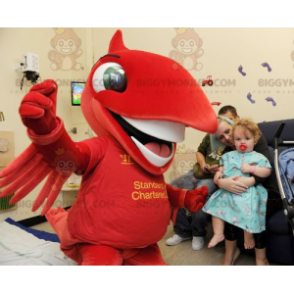 Costume da mascotte Big Red Bird BIGGYMONKEY™ - Biggymonkey.com