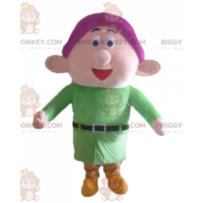 Snehvide Famous Dwarf Dopey Mascot Costume BIGGYMONKEY™ -