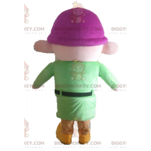 Costume de mascotte BIGGYMONKEY™ de Simplet nain de Blanche