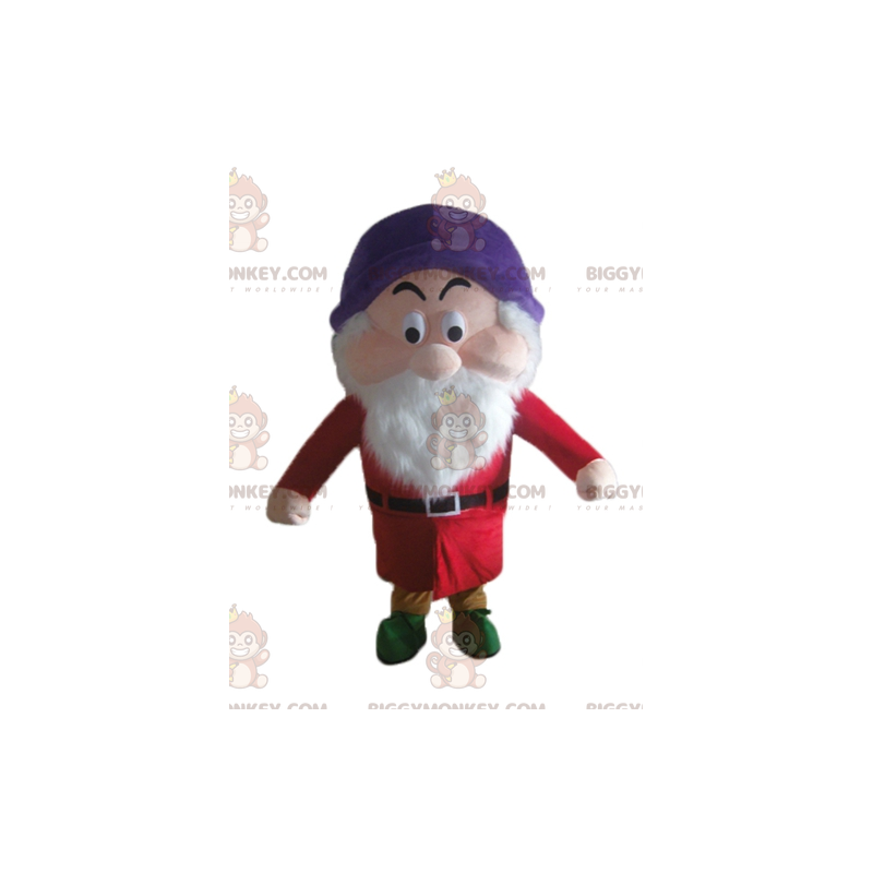 Snow White Famous Dwarf Grumpy Mascot Costume BIGGYMONKEY™ -