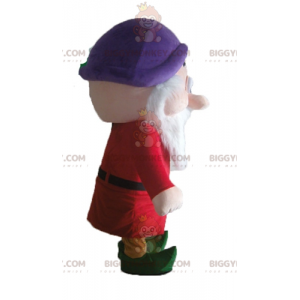 Snow White Famous Dwarf Grumpy Mascot Costume BIGGYMONKEY™ -