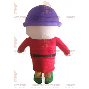 Snow White Famous Dwarf Grumpy Mascot Costume BIGGYMONKEY™ -