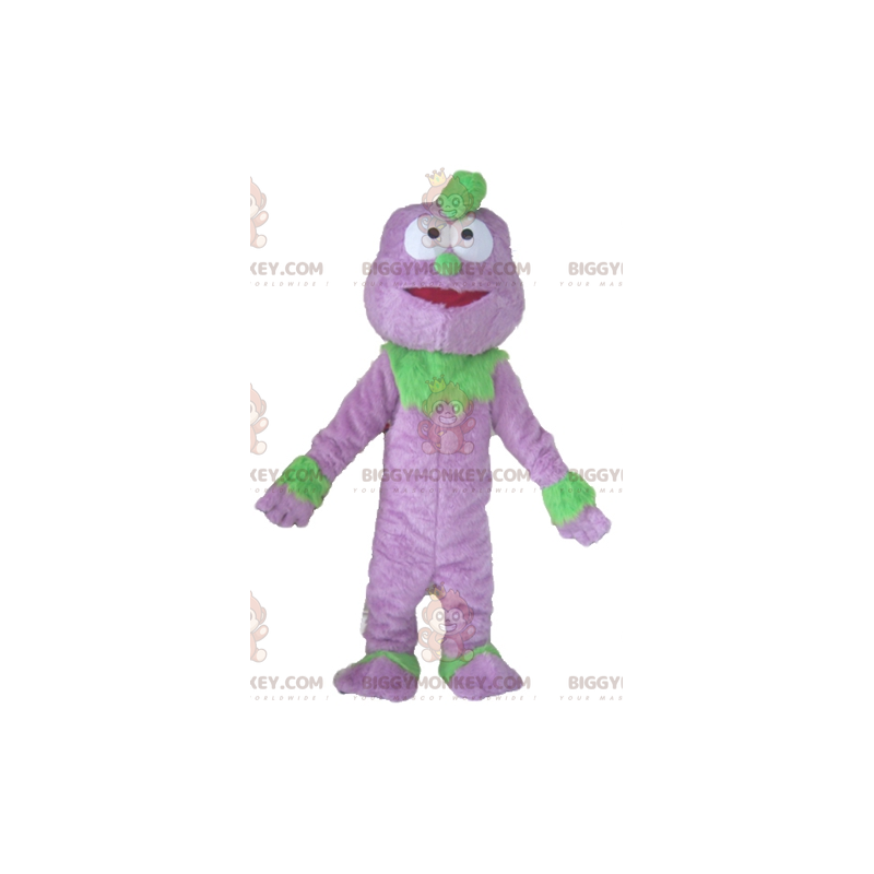 Fioletowy i zielony kostium maskotki potwora BIGGYMONKEY™ -