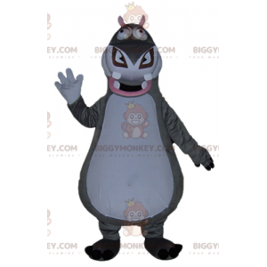 BIGGYMONKEY™ mascot costume of Gloria the hippopotamus from the