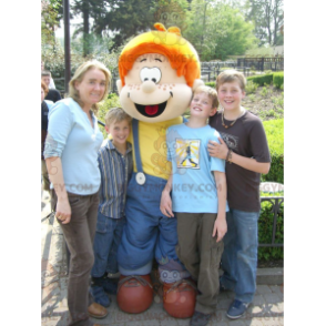 BIGGYMONKEY™ Maskottchenkostüm der berühmten Comicfigur Boule