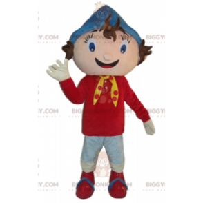 Kostým maskota BIGGYMONKEY™ slavné kreslené postavičky Noddy –