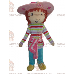 Strawberry Shortcake Famous Cartoon Girl BIGGYMONKEY™ Mascot