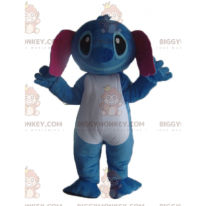 Nähen Sie das blaue Alien BIGGYMONKEY™ Maskottchenkostüm von