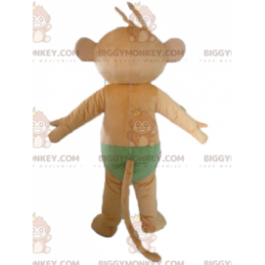 Costume da mascotte BIGGYMONKEY™ scimmia marrone occhi blu con