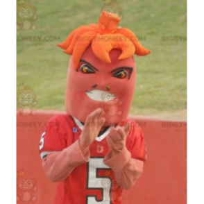 Purple and Orange Sportsman BIGGYMONKEY™ Mascot Costume -