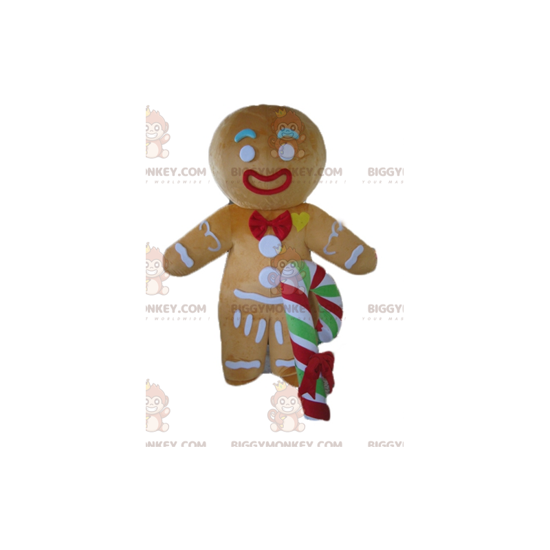 Kostium maskotki BIGGYMONKEY™ ze słynnego piernika Ti w Shrek - Kostium maskotki BIGGYMONKEY™ ze słynnego piernika Ti w Shrek -