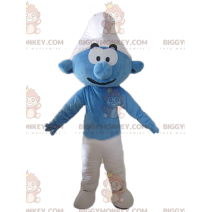 Costume della mascotte del personaggio dei cartoni animati blu